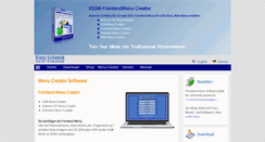 Desktop Screenshot of de.frontendmenu.com